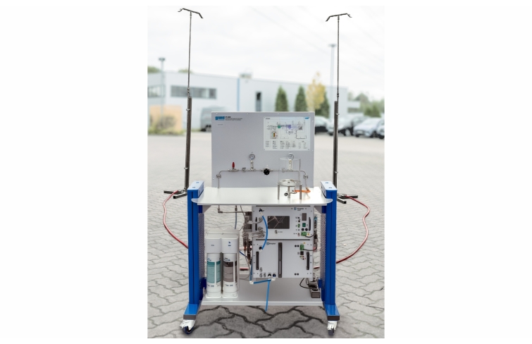 ET 280 Electrolyseur pour production d'hydrogène 500 NL/h, 35 bar max (AEM)  Banc mobile, logiciel d'acquisition, sytème de traitement de l'eau
